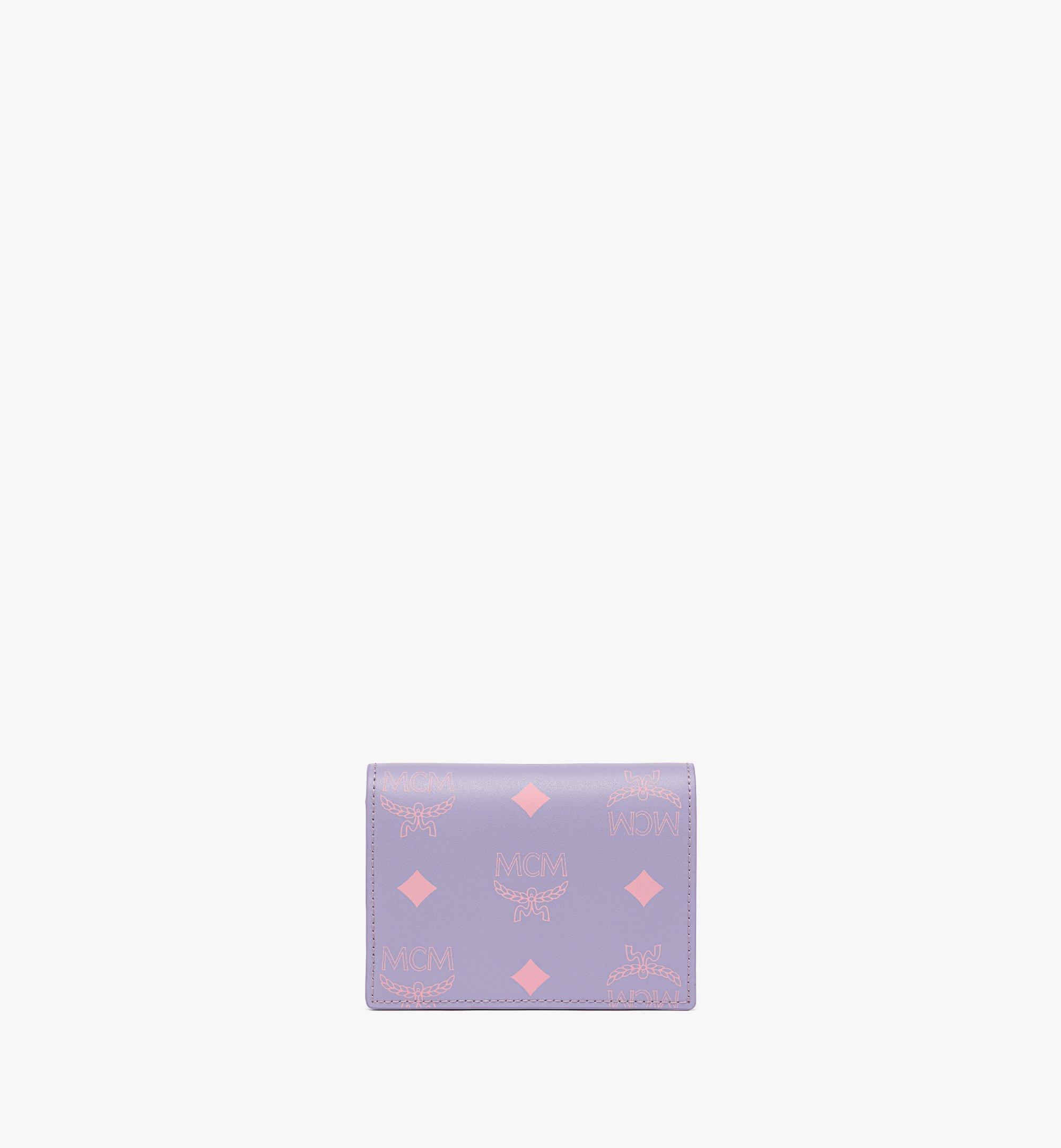 Aren Snap Wallet in Color Splash Logo Leather 1
